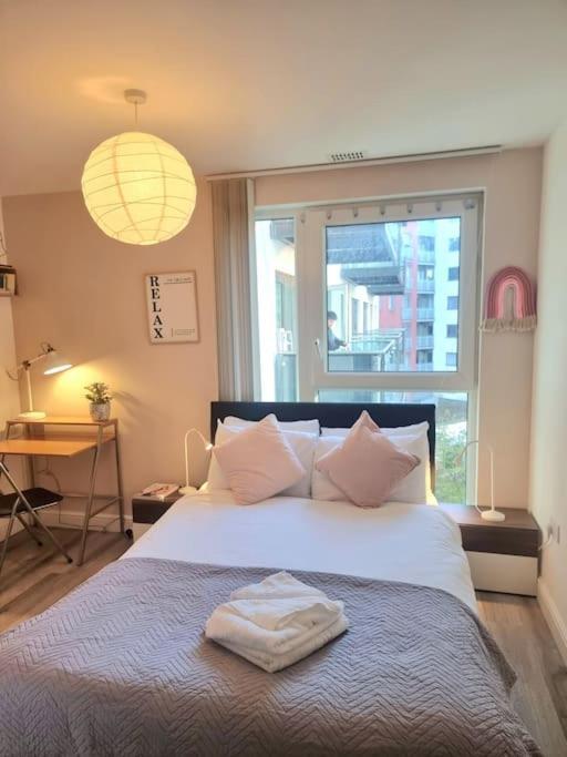 Apartment 2bed 2bath -pool, Balcony, Gym Lift London